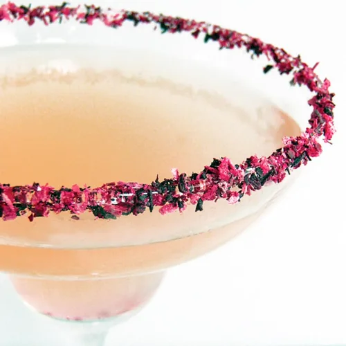 Vista 9 de Wild Hibiscus Flakes de sal piramidal de flores, 3.5 onzas