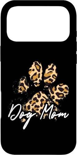 Vista 22 de Dog Mom Gift Leopard Paw Print Fur Mama Case para iPhone 17