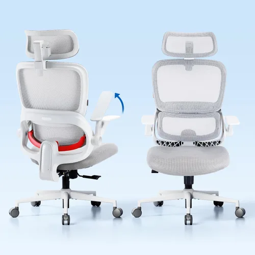 Vista 10 de SIHOO B100 SE Silla ergonómica de oficina, silla de escritorio con soporte Negro suave