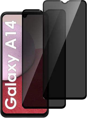 Vista 11 de LYWHL Paquete de 3 protectores de pantalla de privacidad para iPhone 12 Pro Max, protector de pantalla privada antiespía de vidrio templado para 12