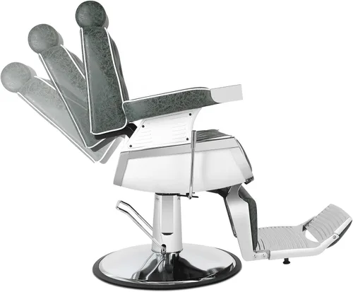 Vista 6 de Artist hand Silla de peluquero, silla de salón de belleza, reclinación hidráulica de alta resistencia para estilista, salón de tatuajes, silla