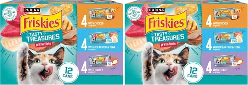 Vista 12 de Comida para gatos húmeda Purina Friskies Tasty tesoros