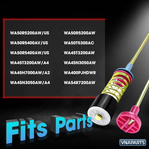 Vista 2 de WA45T3200AW/A4 WA45T3400AW /A4 WA50R5200AW/US Lavadora de suspensión para lavadora de carga superior Samsung WA50R5400AV/US WA45M7050AW/A4