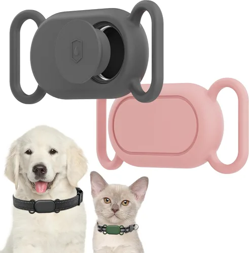 Vista 10 de Funda para collar de perro (2 unidades) para Galaxy Smarttag2, funda de silicona impermeable para gato, accesorio de cubierta protectora resistente