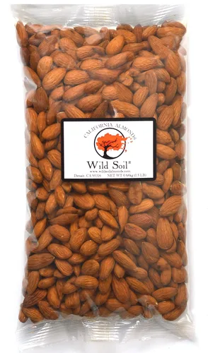 Vista 5 de Almendras Wild Soil Terra Preta – Mayor Proteína y Mayor Vitamina E Que Otras Almendras, Más Allá de Orgánico: Cultivadas Ecológicamente