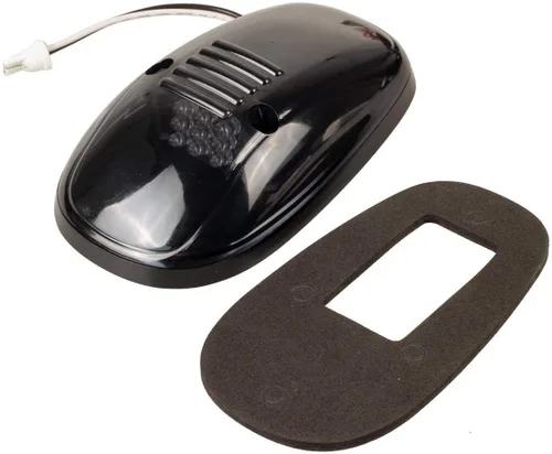 Vista 9 de 5 luces de marcador de cabina, lente ahumada, luz LED ámbar para techo de cabina, accesorios de luces con paquete de cableado compatibles