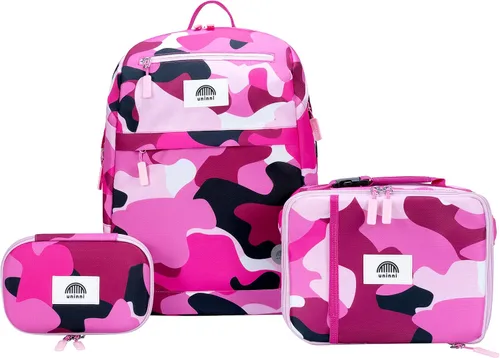 Vista 27 de Juego de mochila para niños de 16 pulgadas con bolsa de almuerzo aislada y estuche para lápices