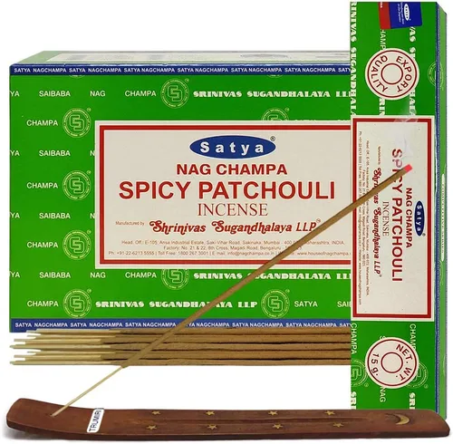 Vista 21 de Aruda - Varillas de incienso y soporte para varillas de incienso, paquete Insence Insense Satya Incense