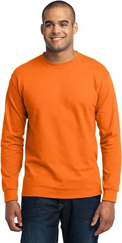 Vista 4 de Port & Company PC55LST - Camiseta de manga larga Azul acuático