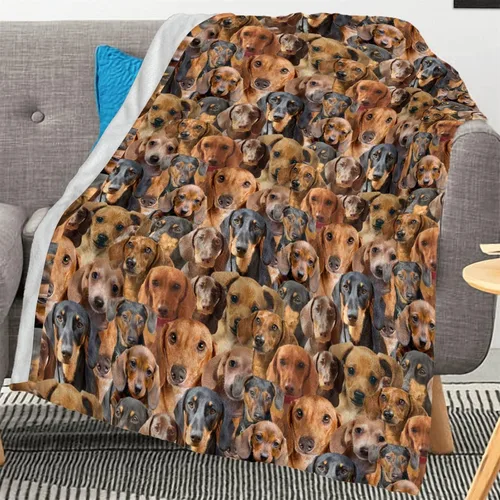 Vista 10 de Manta con estampado Airedale Terrier – Manta con estampado de animales divertidos para amantes de los perros y cachorros, regalos Airedale Terrier