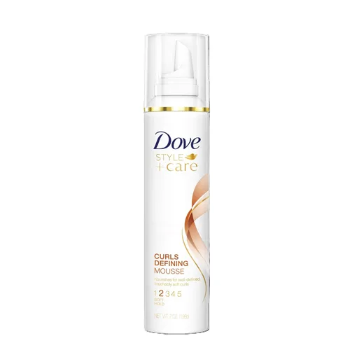 Vista 7 de Espuma Dove para el cuidar y definir tus rizos, conserva la suavidad, 7 oz