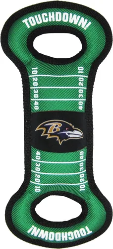 Vista 11 de Juguete para perros de campo de fútbol americano de la NFL con chirriador. - CARDENALES DE ARIZONA - Para tirar, lanzar y buscar. - Juguete