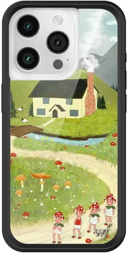 Vista 44 de Wildflower - Fundas compatibles con Apple iPhone 15 Pro Protector de goma negro, certificado de prueba de caída de 4 pies, propiedad de mujeres