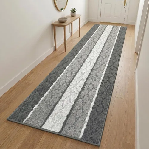 Vista 8 de Tapete de pasillo de corte personalizado, antideslizante, 66 cm. / 26 pulgadas de ancho x tu elección de largo.
