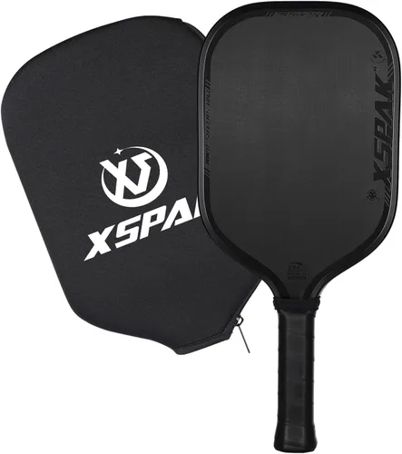 Vista 9 de Paleta de pickleball de fibra de carbono, edición de torneo, opciones de tecnología de superficie, campeón del mundo, raqueta de pickleball - Paleta