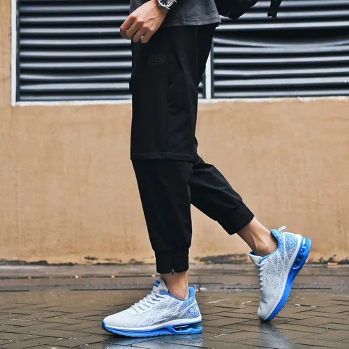 Vista 4 de Autper - Tenis deportivos Air para correr para hombre, tenis ligeros para caminar, trotar, ir al gimnasio o hacer deportes, talla 6.5 a 12.5