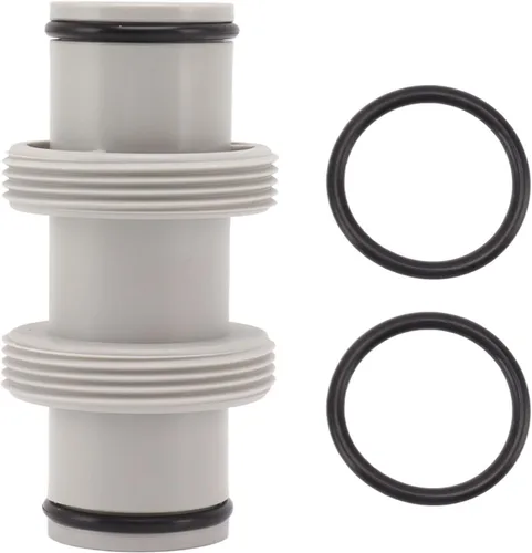 Vista 7 de Adaptador de manguera de piscina, conector de manguera de piscina de junta recta doble antifugas de 1.5 a 1.5 pulgadas