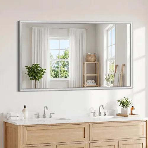 Vista 20 de FORBATH Bathroom Mirror for Over Sink, 18x30 Inch Black Vanity Mirror