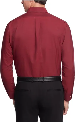Vista 2 de Van Heusen Camisa de vestir para hombre de ajuste regular Oxford sólido