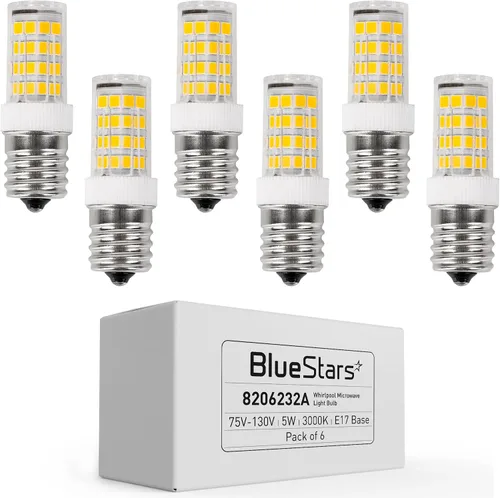Vista 11 de BlueStars Bombillas LED E17 de 5 W 8206232A Bombillas de Microondas 3000K Blanco Cálido