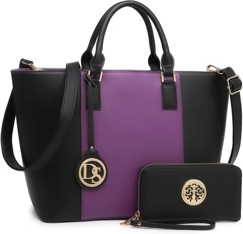 Vista 49 de Dasein Satchel Purse Handbag for Women Large Shoulder Work Tote Bag With Matching Wallet