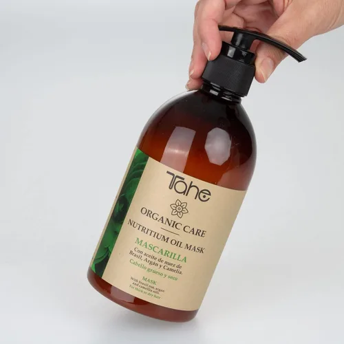 Vista 4 de Tahe Cuidado Orgánico Nutritium Aceite Mascarilla Capilar 16.9 fl oz 500ml