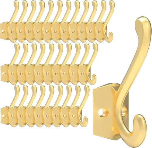 Vista 18 de CBWLWJ Paquete de 16 ganchos de pared resistentes para colgar en la pared, para sala de estar, baño, cocina, para abrigo, bolsa, bufanda, toalla