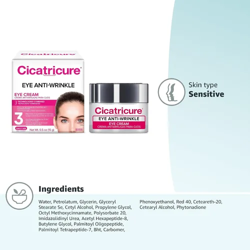 Vista 6 de CICATRICURE Crema Antiarrugas Contorno de Ojos 0.3 oz