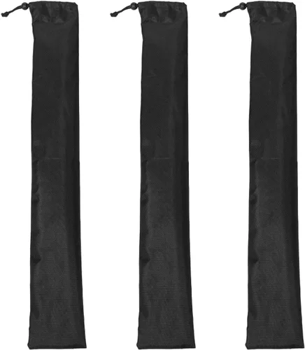 Vista 10 de LIOOBO Bolsa de poste de tienda: Bolsa de transporte de bastones de trekking Funda de repuesto para bastón, bolsa de almacenamiento larga portátil