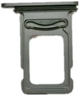 Vista 5 de YESUN Lector de tarjetas SIM dual Flex Cable con bandeja de tarjeta SIM Soporte Adaptador de ranura Reemplazo para iPhone 11 (negro)