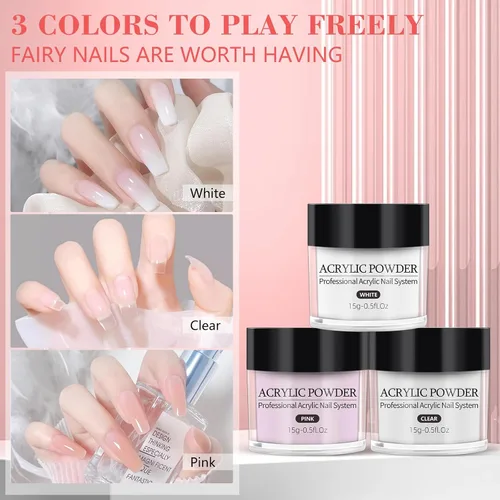 Vista 4 de Mano de práctica de uñas para kit de uñas acrílicas, mano de maniquí de uñas postizas para practicar uñas, dedo de entrenamiento de uñas con kit