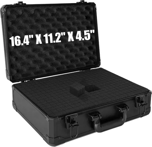 Vista 11 de Funda Protectora Rígida a Prueba de Golpes y Resistente al Agua con Inserción de Espuma Personalizada DIY para Cámara, Laptops, etc, 12.2 X 12.2 X