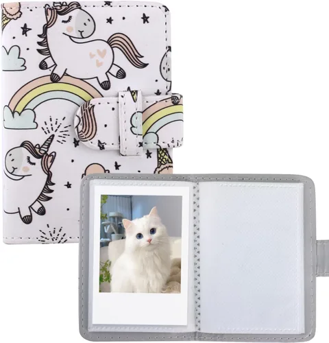 Vista 38 de Mini álbum de fotos de 28 bolsillos para mini película, foto de 2x3, tarjeta de fotos Kpop, álbumes cartera libro para Mini 12 11 40 7+ EVO 90 Alpaca