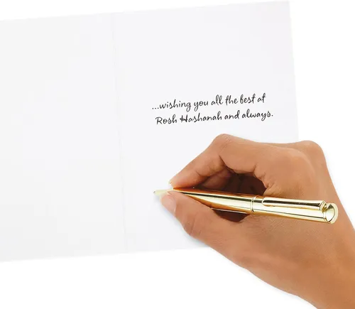 Vista 5 de Hallmark Árbol de la vida Rosh Hashanah surtido de cartas, bendiciones (6 tarjetas con sobres)