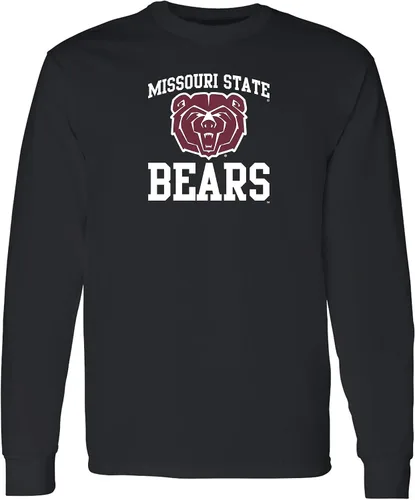 Vista 114 de NCAA oficial de College – University Team Color Arco Logo Manga Larga