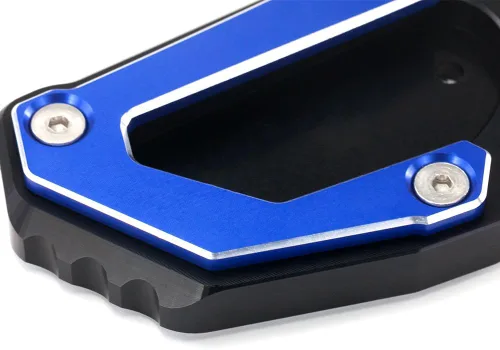 Vista 4 de Placa de soporte de extensión lateral de motocicleta compatible con SUZUKI Vstrom 650 650XT 2004-2023 Vstrom Soporte de almohadilla de pie DL650