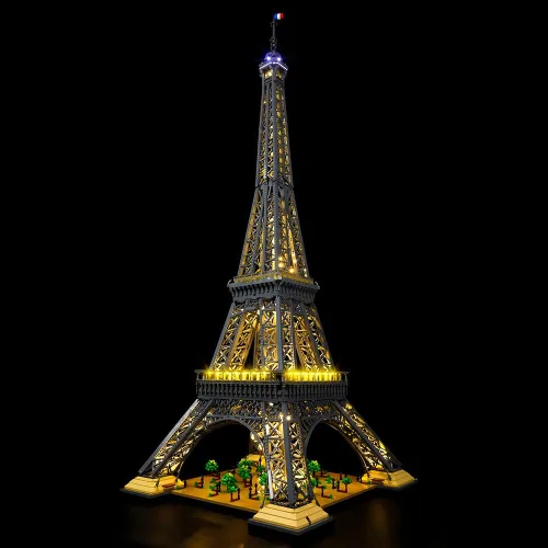Vista 4 de T-Club Kit de luz LED para (10307 Eiffel-Tower), kit de iluminación compatible con Lego 10307