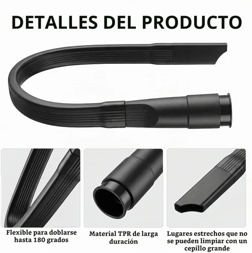 Vista 4 de Kit de limpiador de ventilación de secadora flexible de 25 pulgadas, suministros de limpieza para el hogar, cepillo de bobina largo