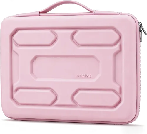 Vista 18 de DOMISO Funda para laptop de 13.3 pulgadas con asa, bolsa para computadora a prueba de golpes, funda protectora impermeable EVA para portátiles