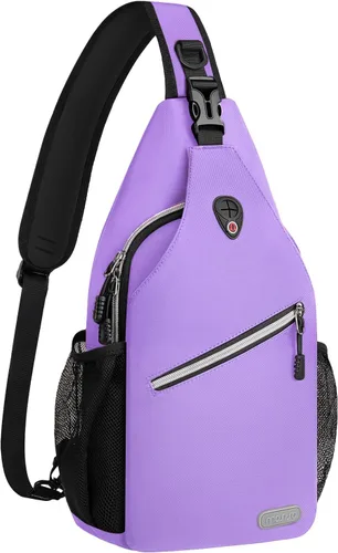 Vista 25 de Mosiso - Mochila bandolera multiusos, para viajes, senderismo, etc. Sling Backpack for Casual Travel Hiking