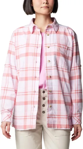 Vista 16 de Columbia Camisa de franela Holly Hideaway para mujer Tartán de búfalo de tiza