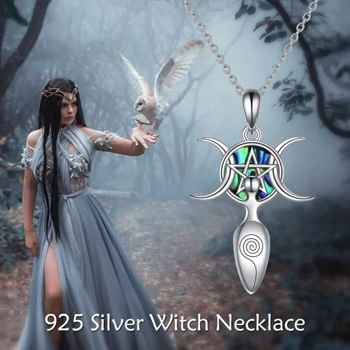 Vista 6 de YFN Celtic Necklace Sterling Silver Lucky Celtic Knot Pendant Jewelry Gifts for Women Girls