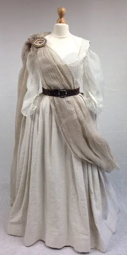 Vista 2 de Outlander Temporada 1 Cosplay Disfraz Geillis para mujer