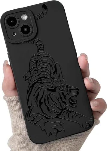 Vista 21 de Lovmooful Funda para iPhone 14 Plus, diseño de mariposa negra (mariposa) 2