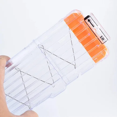 Vista 5 de pinzas para cartuchos de carga rápida, 4 unidades, 12 dardos para Nerf n-Strike Elite Blaster (naranja)