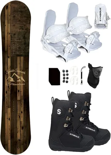 Vista 8 de Symbolic Freedom - Paquete de snowboard y fijaciones y botas para mujer