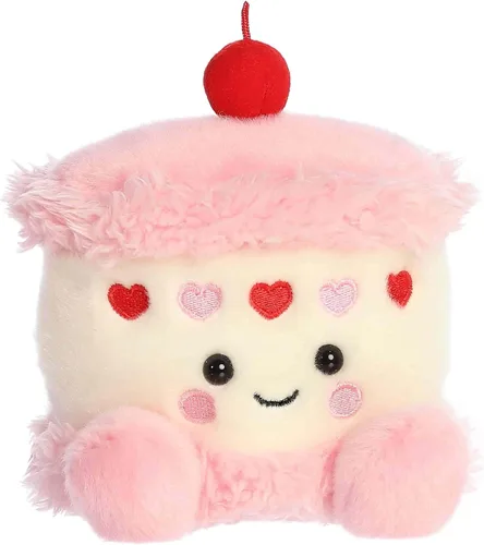 Vista 3 de Aurora Adorable Palm Pals Jubi Heart Cake Animal de Peluche - Divertido Peluche de Temporada para Niños y Coleccionistas Adultos - Perfecto