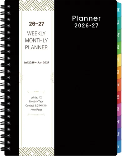 Vista 9 de Agenda 2022 con semana y meses a dos páginas, enero a diciembre 2022, 6.25 × 8.3 pulgadas, encuadernación de doble alambre, esquinas redondeadas