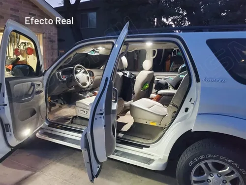 Vista 4 de Xpismii Kit de luz LED interior Sequoia blanca de 18 piezas de 6000 K de repuesto para Toyota Sequoia 2001 2002 2003 2004 2005 2006 2007