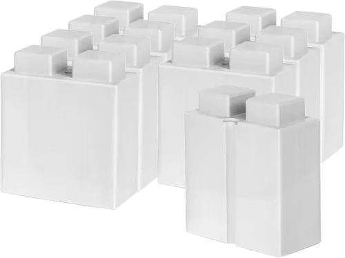 Vista 57 de EverBlock Paquete modular de plástico de tamaño natural de 3 x 3 pulgadas Bloques de construcción gigantes Fácil de conectar y reutilizar Uso